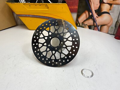 #ad 🔥M RT 2160 Mesh Style Polished Front Brake Rotor Touring Softail Dyna🔥 $99.95