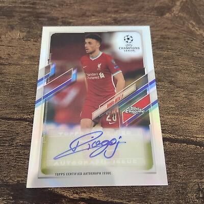 #ad Diogo Jota Topps Champions League Autograph Silver sports card Liverpool $50.00