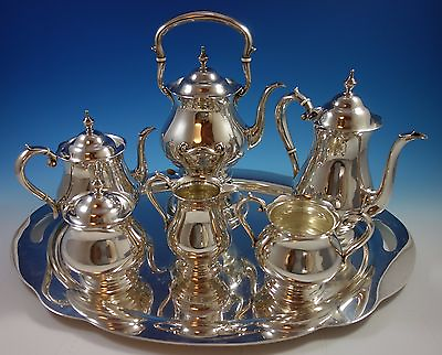 #ad #ad Old French by Gorham Sterling Silver Tea Set 6pc with Tray #1639 Exceptional $11950.00