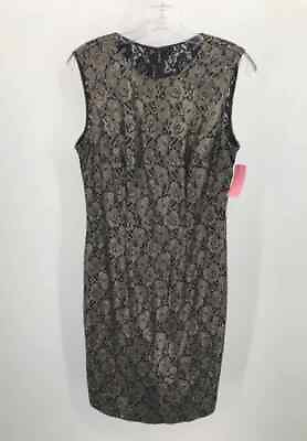 #ad WHBM Black Size 8 Lace Short Sleeveless Dress $22.39