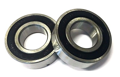 #ad PAIR OF 6205 RS BEARINGS DUAL SIDE RUBBER SEAL 6205 RS $11.95