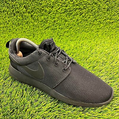 #ad Nike Roshe One Womens Size 10 Black Athletic Running Shoes Sneakers 511882 096 $39.99