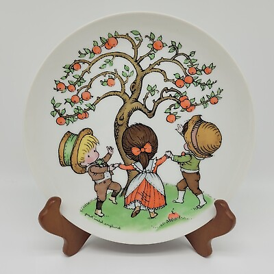 #ad 1975 Joan W. Anglund Collector Plate Limited First Edition Fall Four Seasons $10.16
