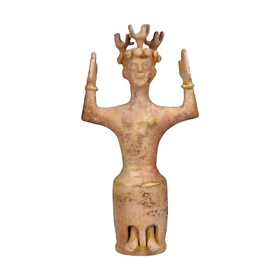 #ad Minoan Goddess of Nature Mother Earth Knossos Greek Terracotta Sculpture Decor $79.98