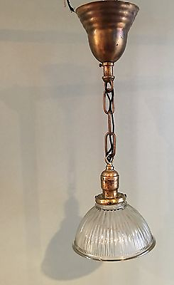 #ad 18quot; Long Brass Pendant Light Wired 16E $200.00
