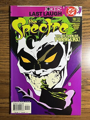 #ad THE SPECTRE 10 JOKER LAST LAUGH TIM SALE COVER DC COMICS 2001 $3.55