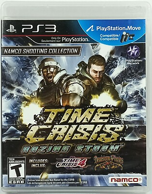 #ad Time Crisis: Razing Storm Sony PlayStation 3 PS3 Game Complete w Manual Tested $44.95