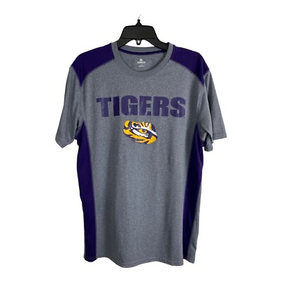 #ad KA Knights Mens Tee Shirt Adult Size Large Gray Short Sleeve LSU Tigers Work Out $20.00