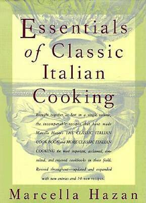 #ad Essentials of Classic Italian Cooking Hardcover By Marcella Hazan GOOD $9.16