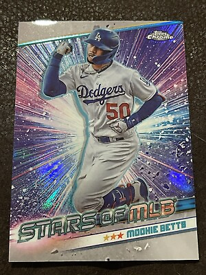 #ad Mookie Betts 2024 Topps Chrome ⭐️ of MLB Card # CSMLB 9 LA Dodgers 💎MiNt $6.00