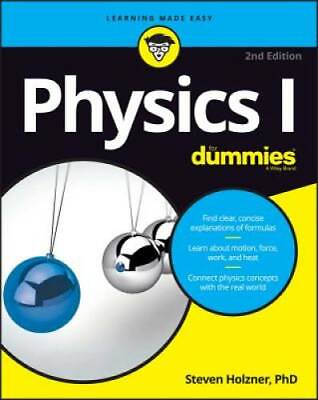 #ad Physics I For Dummies Paperback By Holzner Steven GOOD $4.83