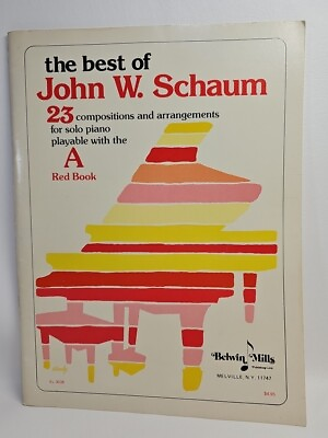 #ad The Best of John W.Schaum 23 Compositions For Piano Playable With Red Book A $11.95