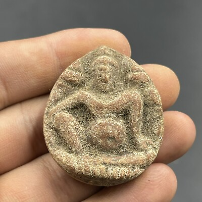 #ad Unique Ancient Near Eastern Terracotta Depicting Figure Amulet $50.00