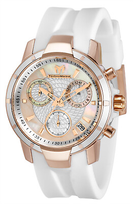 #ad TechnoMarine Women#x27;s TM 619001 UF6 38mm Rose Gold Watch with Sapphire Crystal $104.00
