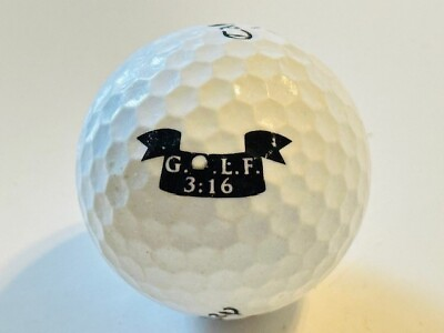 #ad Golf Ball w Logo Golf 3:16 $12.00