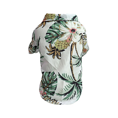 #ad Pets Summer Coconut Tree Pineapple Cute Hawaii Beach Shirt Blouse Dog Clothes 34 $7.87