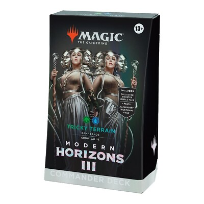 #ad Magic Modern Horizons 3 Commander Deck Tricky Terrain EN EUR 59.90