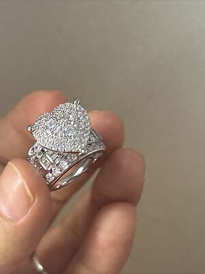 #ad 925 sterling silver ring women $90.00