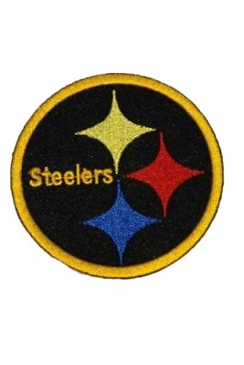 #ad Pittsburgh Steelers Embroidered Patch Iron Sew ON NFL $6.00