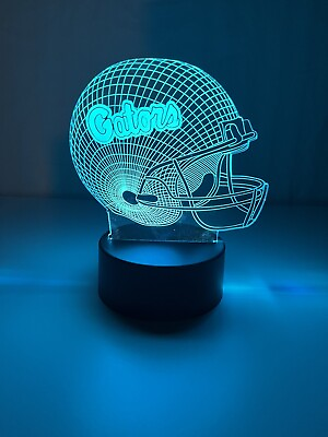 #ad New LED 3D Florida Gators USB amp; Battery Powered 7 Color Night Light for Table $18.99