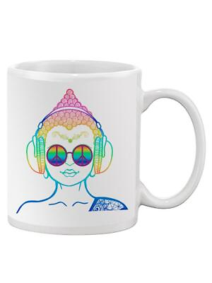 #ad Peace And Love Headphones Mug SPIdeals Designs $20.99