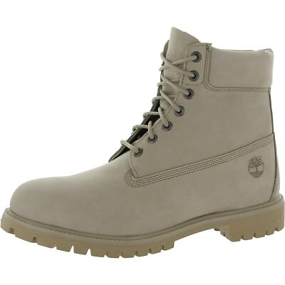 #ad Timberland Mens Premium Taupe Work amp; Safety Boot Shoes 13 Medium D BHFO 3499 $87.99
