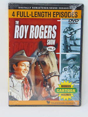 #ad The Roy Rogers Show Vol. 3 DVD 4 Full Length Episodes amp; Bonus Betty Boop Cartoon $7.50