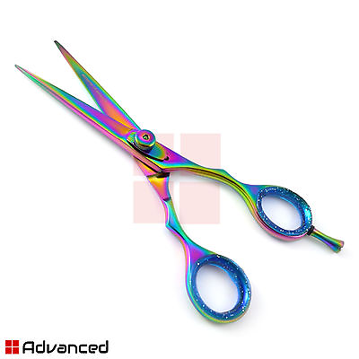 #ad Barber Hair Cutting Scissors 6quot; Multi Color Hairdressing Salon Razor Shears To $14.73