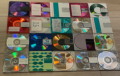 #ad Lot of 20 MD disks Mini Discs Caseless Has been recorded 80 amp; 74 min From Japan $42.98