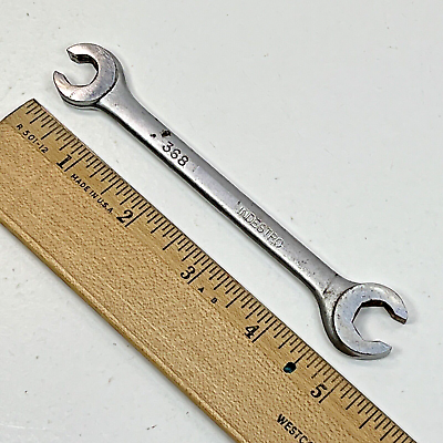 #ad Vintage Indestro Super 3 8in. x 7 16in. Flare Nut Wrench 6 Point USA $7.76