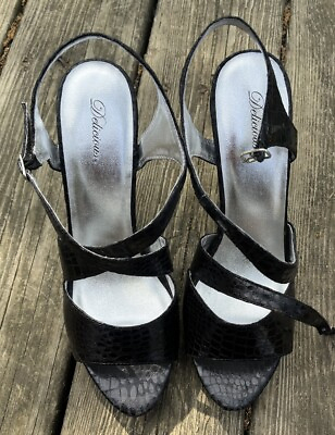 #ad women Heels Silver Size 10 $18.00