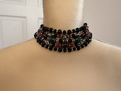 #ad jose maria barrera checker necklaces $200.00
