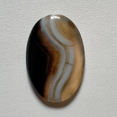 #ad Natural Black Banded Agate 100% Natural Top Quality Jewellery Making Handmade $7.99