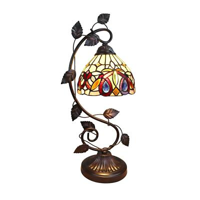 #ad CHLOE Lighting SERENITY Victorian Tiffany style Dark Bronze 1 Light Table... $130.01