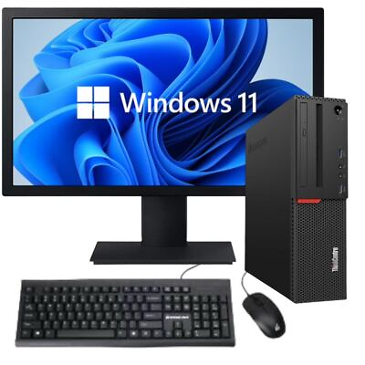 #ad #ad Lenovo Desktop i5 Computer PC 16GB RAM 1TB SSD 22quot; LCD Monitor WiFi BT $55.99