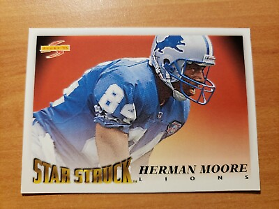 #ad 1995 Score #230 Herman Moore Star Struck NFL From a Fresh Pack $1.99