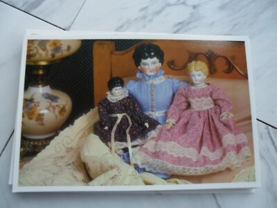 #ad post card two dolls $1.25