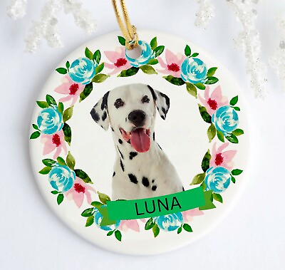#ad Custom Dog Ornament Made from Photo Dog Ornament Personalized Gift for Dog Mom $12.99