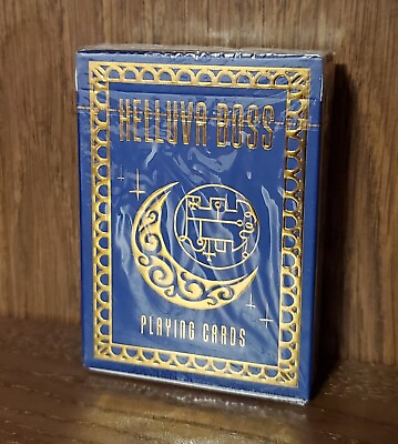 #ad Helluva Boss Official Gold Foil Playing Cards Deck SOLD OUT BRAND NEW SEALED $29.99
