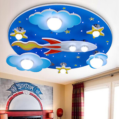 #ad Universe Stars Boys and Girls Dimming ChandelierChildren#x27;s Room Ceiling Lamp US $85.79