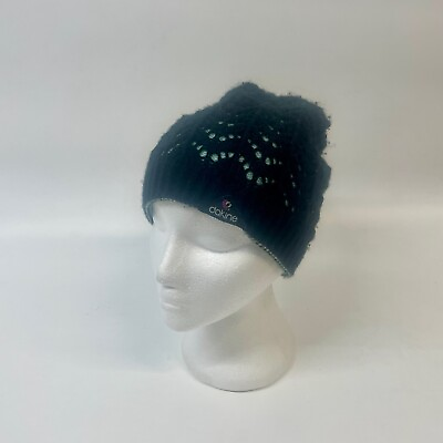 #ad DAKINE Women#x27;s Black Reversible Knit Beanie Hat Cap Fall Winter Sweater Style $8.88