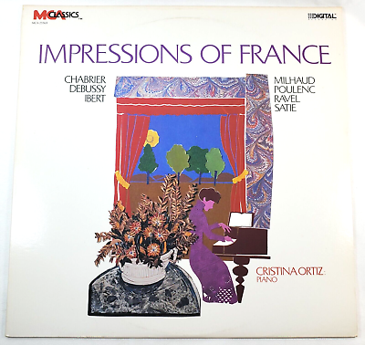 #ad Cristina Ortiz – Impressions of France 1987 Vinyl LP Record Album PROMO Version $26.95