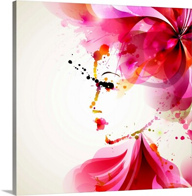 #ad Pink Fashion Canvas Wall Art Print Fashion Home Decor $163.99
