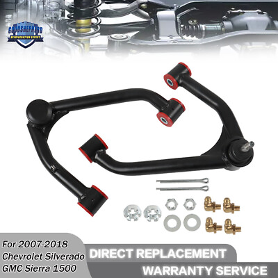 #ad For 07 18 Chevrolet Silverado GMC Sierra 1500 Front Upper Control Arms 2 4quot; Lift $77.88