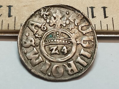 #ad 1612 Furstengroschen 1 24 Thaler Silver Coin $100.00
