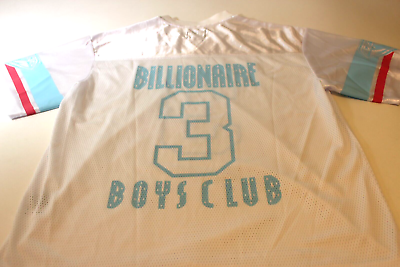 #ad BILLIONAIRE BOYS CLUB MEN#x27;S JERSEY IN SIZE LARGE IN WHITE COLOR SPRING 2024 $50.00