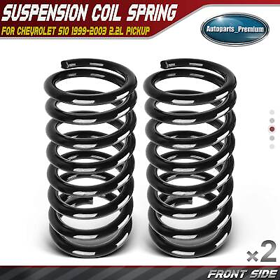 #ad 2x Front Left amp; Right Coil Springs for Chevrolet S10 1999 2003 L4 2.2L Pickup $89.06