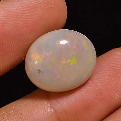 #ad natural ETHIOPIAN OPAL cabochon loose gemstone 8.05 Cts. 13x16x6 mm oval shape $336.95