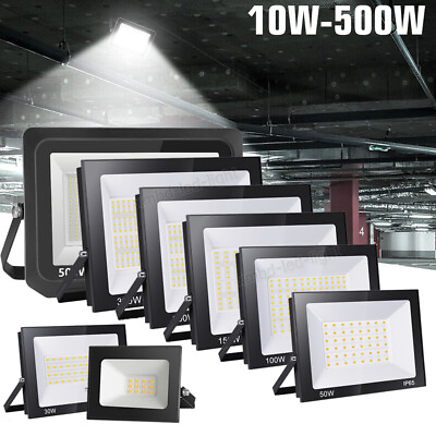 #ad 10W 500W LED Flood Light Outdoor Garden Lamp Yard Security Landscape Spotlight $10.99