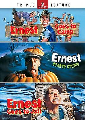 #ad Ernest Goes to Camp Ernest Scared Stupid Ernest Goes to Jail DVD 2011 2 Disc $14.99